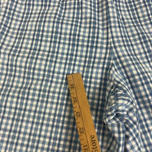 Koret City Blues Pants Womens 10 Blue Pull On Plaid Pockets Vintage - Picture 3 of 12